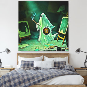 Impressão Em Tela Eerie Masterícula de artista fantasma