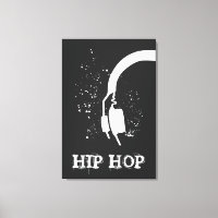 Efeito inverso gráfico do fone de ouvido do Hip Ho