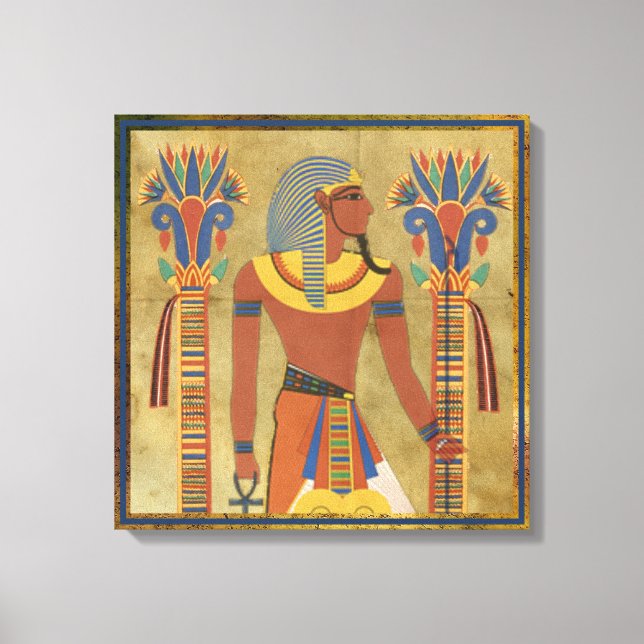 Impressão Em Tela egípcio (Frente)