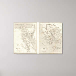 Impressão Em Tela Egipto antigo, piscina antiga