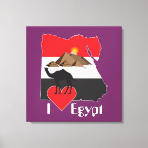 Impressão Em Tela Egipto - Egypt linho