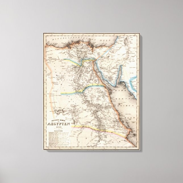 Impressão Em Tela Egito 9 (Frente)