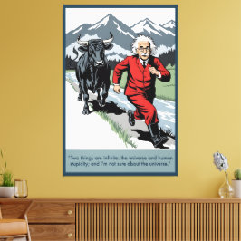 Impressão Em Tela Einstein quote poster