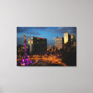 Impressão Em Tela EL Anjo De Independencia, marco mexicano