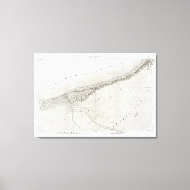 Impressão Em Tela El Arich, Egito (Frente)