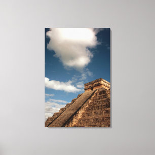 Impressão Em Tela EL Castillo em Chichen Itza