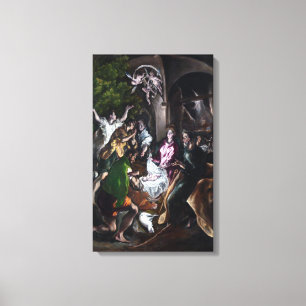 Impressão Em Tela El Greco a adoração dos pastores
