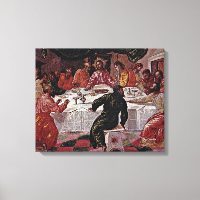 Impressão Em Tela El Greco - O último jantar (Frente)