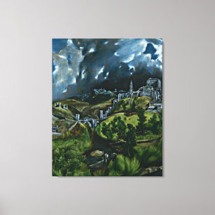Impressão Em Tela El Greco - Vista de Toledo