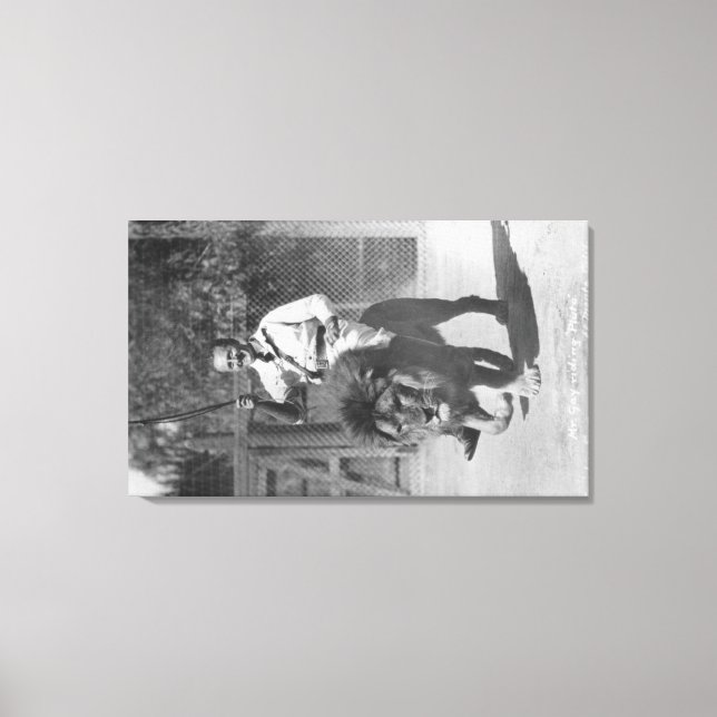 Impressão Em Tela El Monte, CA Gay Lion Fazenda (Frente)