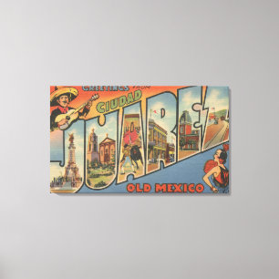 Impressão Em Tela El Paso, Texas - Ciudad Juarez