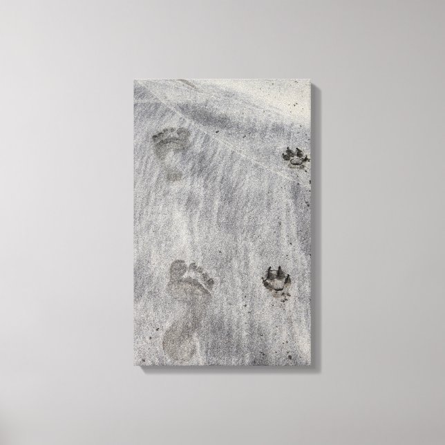 Impressão Em Tela Ele anda ao meu lado! (Frente)