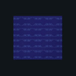 Impressão Em Tela Electric Blue Neural Horizon Abstract Pattern<br><div class="desc">Step into a digital wilderness with this captivating abstract pattern. Featuring a series of intricate, lightning-like line work in a vibrant light blue against a deep, midnight navy background, this design evokes the feeling of a futuristic mountain range or complex neural pathways. The rhythmic, mirrored symmetry creates a sophisticated visual...</div>