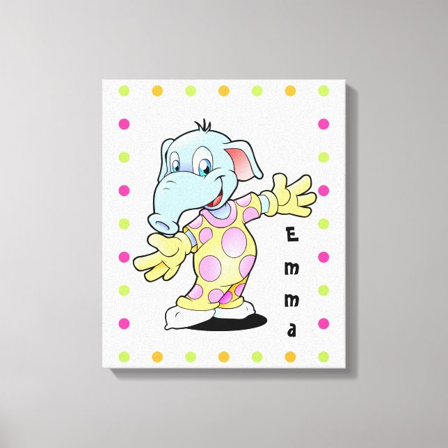 Impressão Em Tela Elefante (Frente)