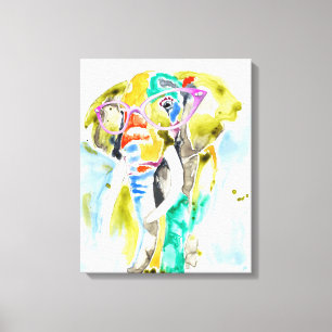 Impressão Em Tela Elefante Smarty Pants