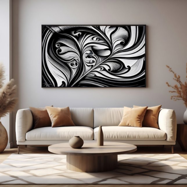 Impressão Em Tela Elegância Abstrata (Criador carregado)