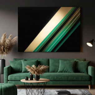 Impressão Em Tela Elegância Diagonal