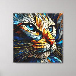 Impressão Em Tela Elegância Sussurrada - Gato gerado por IA