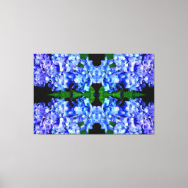 Impressão Em Tela Elegante azul-púrpura magenta hidrangea floral