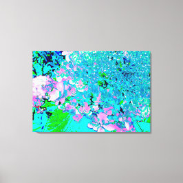 Impressão Em Tela Elegante Cor-de-rosa e azul