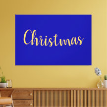 Elegante Happy Blue CHRISTMAS Minimalista
