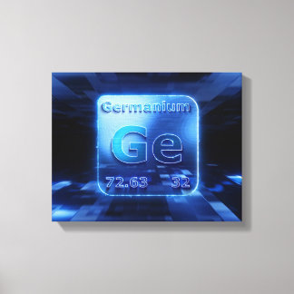 IMPRESSÃO EM TELA ELEMENTO QUÍMICO ALEMANHA DESIGN EXTREMO AZUL