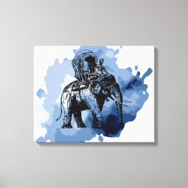 Impressão Em Tela Elephant Ride