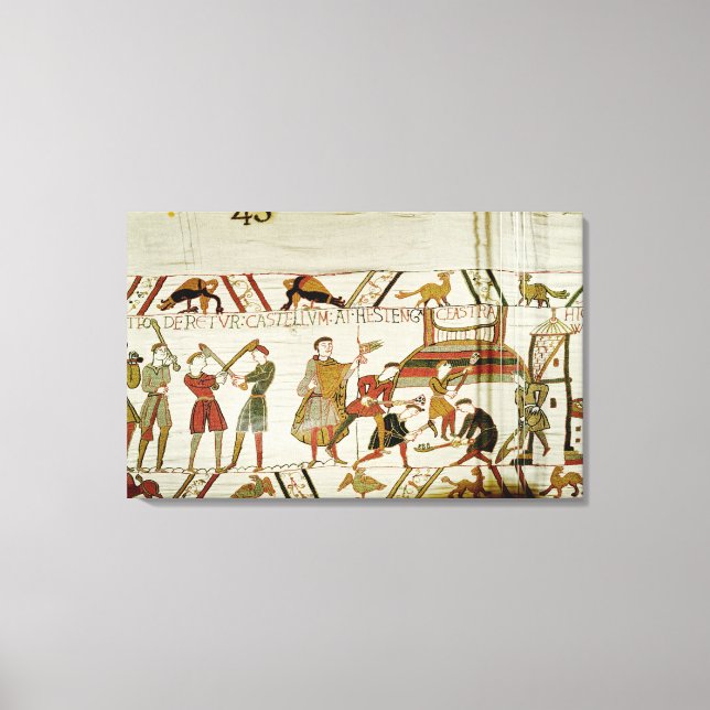 Impressão Em Tela Eles constroem as fortificações (Frente)