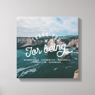 Impressão Em Tela Elevação Costeira nº 3 (12x12)