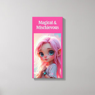 Impressão Em Tela Elfa Mágica