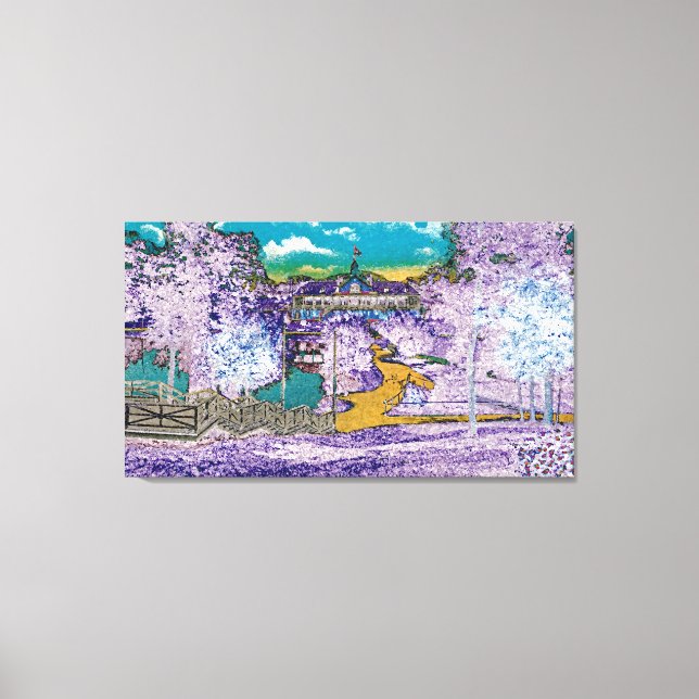 Impressão Em Tela ELGIN ILLINOIS LORDS PARK PAVILION Páscoa DE 1920 (Frente)