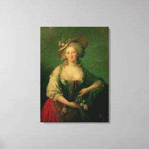 Impressão Em Tela Elisabeth de France chamou a senhora Elizabeth