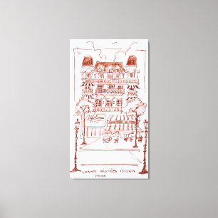 Impressão Em Tela Elysee de Chamada  Paris, França