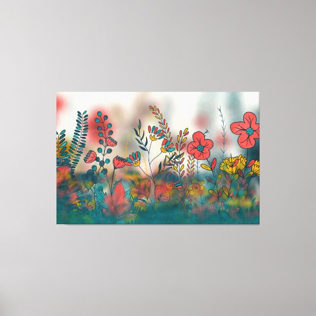 Impressão Em Tela Elysian Blooms (Frente)