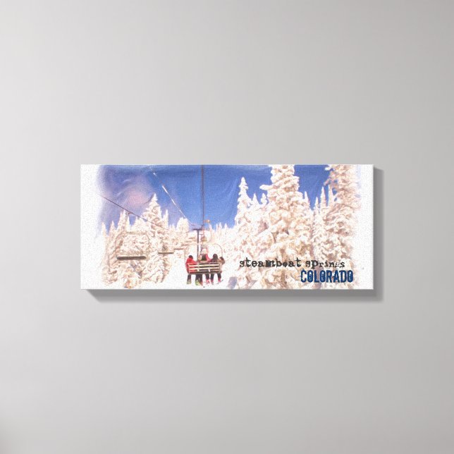 Impressão Em Tela Embalagem com Primavera de esqui para soleira a va (Frente)