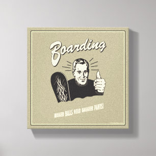 Impressão Em Tela Embarque: Calças maiores de Baggier