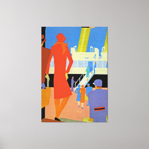 Impressão Em Tela Embarque do art deco - XL