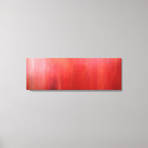 Impressão Em Tela Ember Glow Hazed acrílica de pintura vermelha