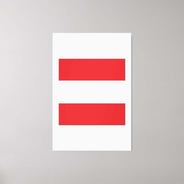 Impressão Em Tela Emblem de Sinalizador da Áustria (Frente)