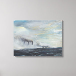 Impressão Em Tela Emden "The Swan of the East" 1914 2011