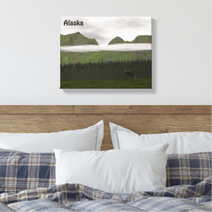 Impressão Em Tela Emerald Alaska