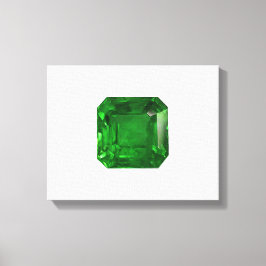 Impressão Em Tela Emerald Octagon-cut