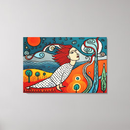 Impressão Em Tela Emergence of Humans