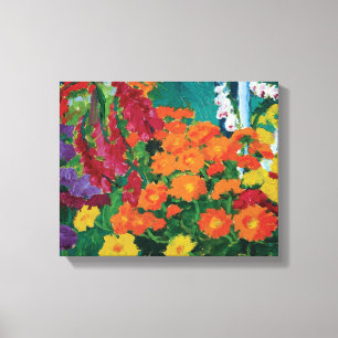 Impressão Em Tela Emil Nolde - jardim do poster das belas artes das