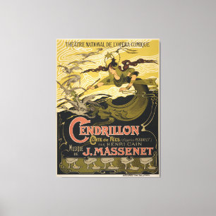 Impressão Em Tela Emile Bertrand poster Jules Massenet's Cendrillon