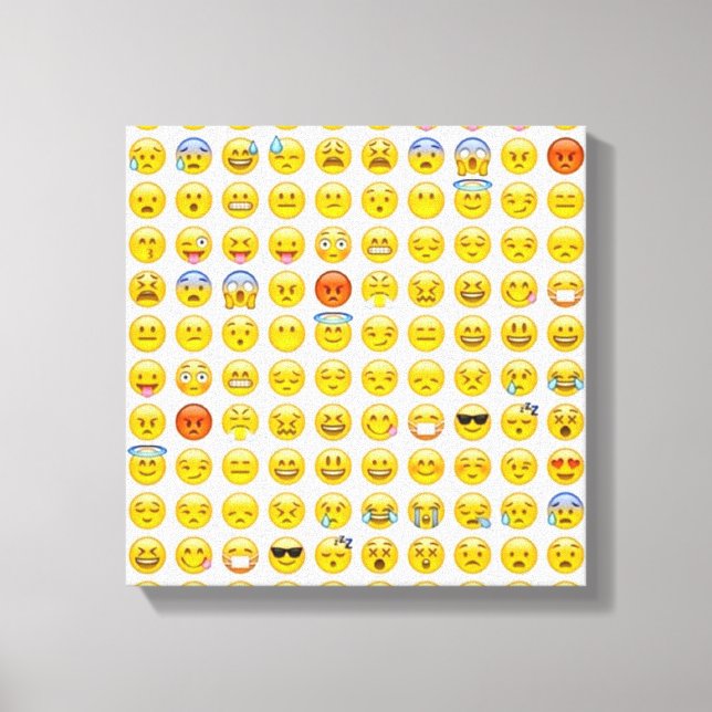 Impressão Em Tela emoji (Frente)