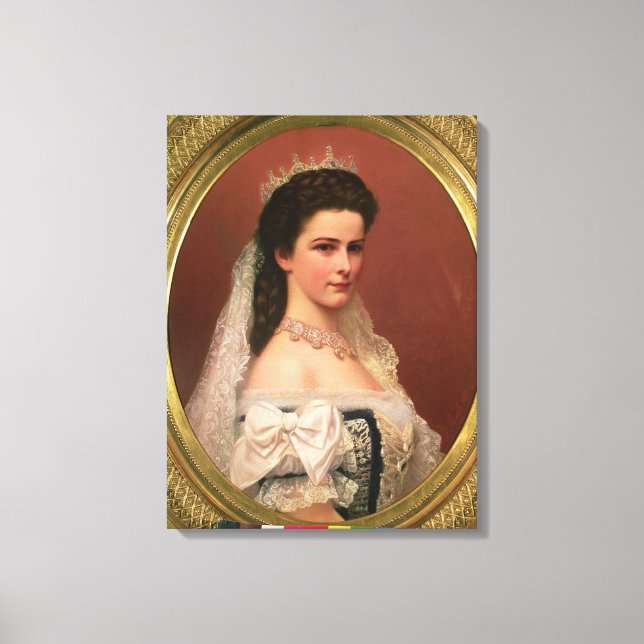 Impressão Em Tela Empress Elizabeth da Baviera em húngaro (Frente)