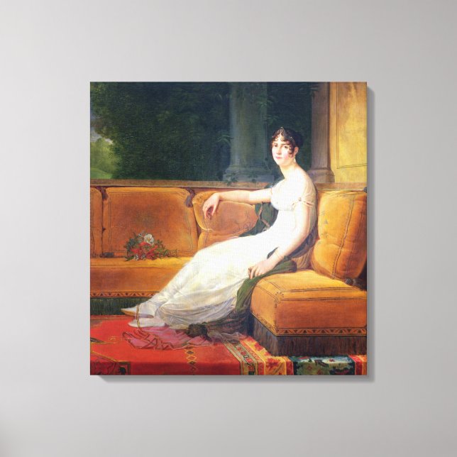 Impressão Em Tela Empress Josephine em Malmaison, c.1801 (Frente)