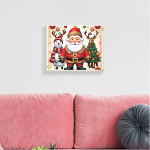 Impressão Em Tela "Encantando o brilho do Natal"