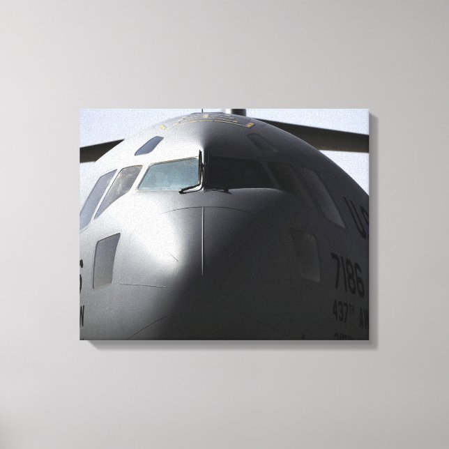 Impressão Em Tela Encerramento da frente de um Globemaster III C-17 (Frente)